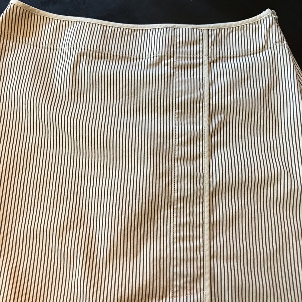Banana Republic Cotton Vertical Stripe Skirt - 4 - Picture 2 of 6